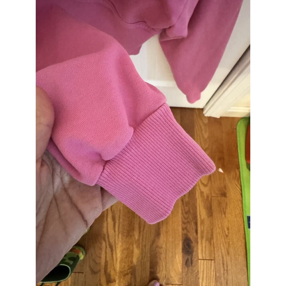 JoyLab Women's Pink Full Zip Boxy Fit Crop Hoodie Size Small - Picture 5 of 6